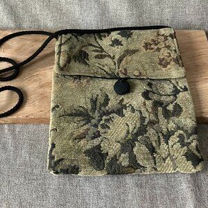 Bettz Designs Tapestry Crossbody Purse Womens Floral w/ 30" Shoulder Strap with